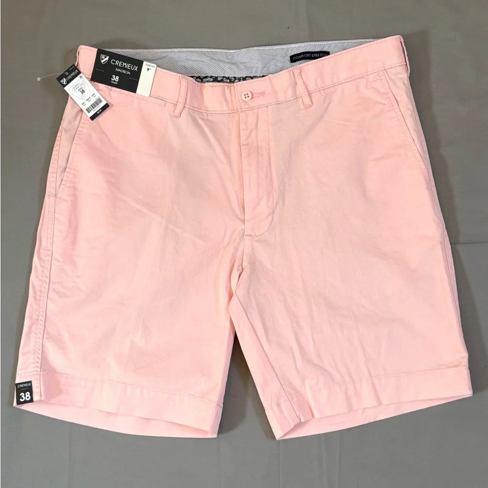 Daniel Cremieux Men's Light Pink Flat Front Shorts‎